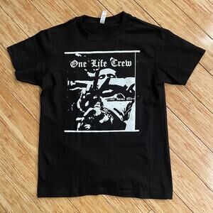 One Life Crew Crime Ridden Society Shirt hardcore sxe merch